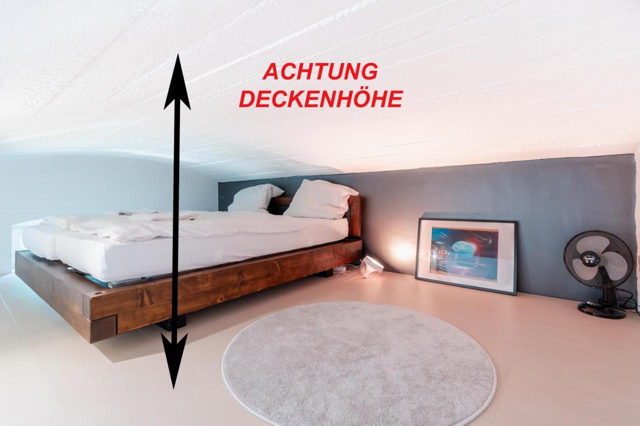 Homebydoni - Kueche I Terrasse I 500 Mbits Wifi I Design Loft Nahe Rmcc & Staatstheater Wiesbaden Bagian luar foto